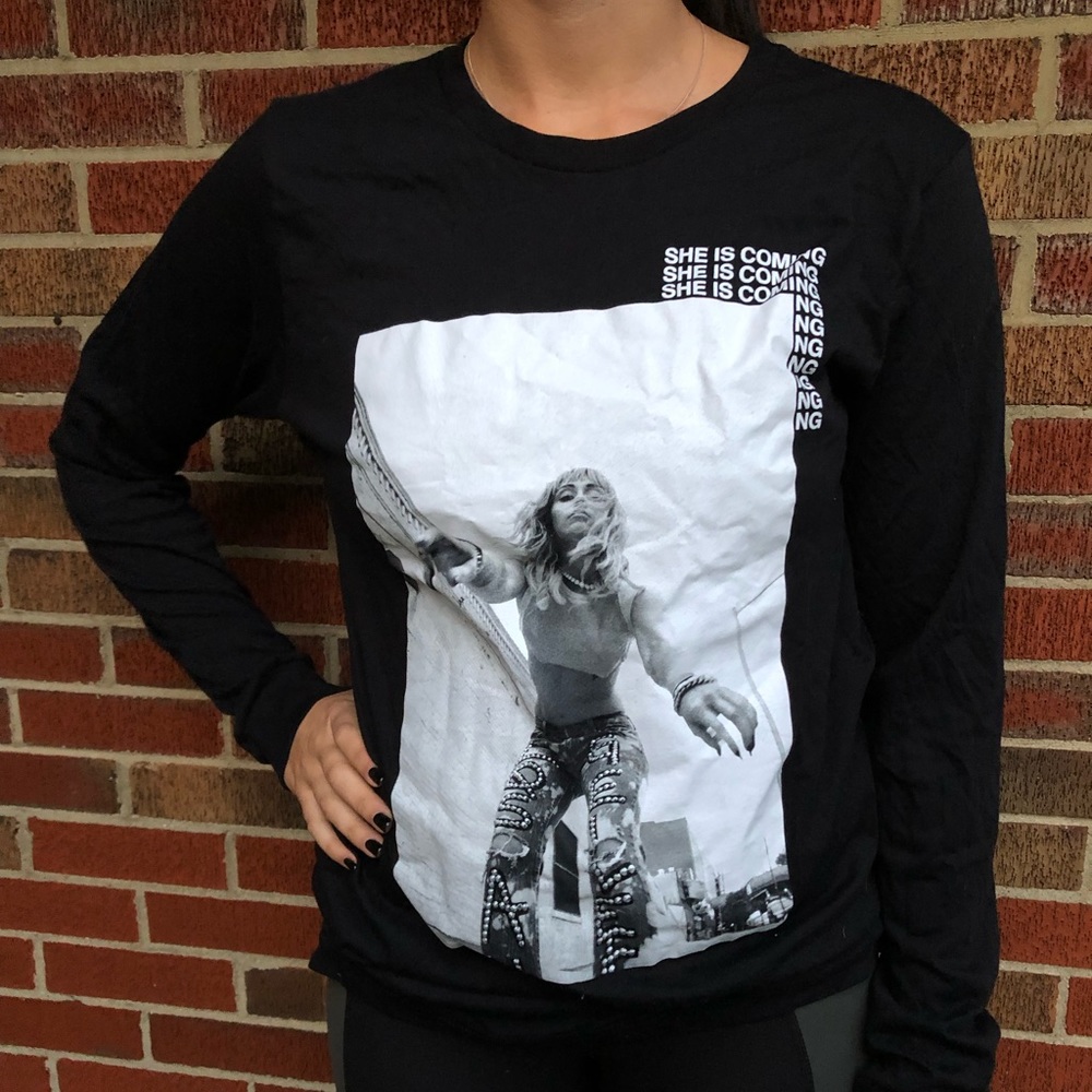NEW Miley Cyrus She is Coming shirt